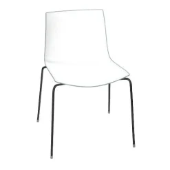 Gartenstühle^Arper Catifa 46 0251 Stuhl zweifar. Gestell schwarz