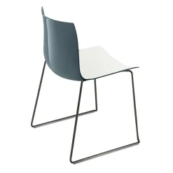 Stühle^Arper Catifa 46 0278 Stuhl zweifarbig Kufe schwarz