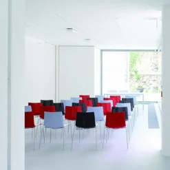 Stühle^Arper Catifa 46 0251 Stuhl zweifarbig Gestell Chrom