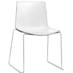 Arper Catifa 46 0278 Stuhl zweifarbig Kufe Chrom| Stühle