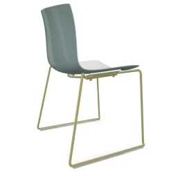 Stühle^Arper Catifa 46 0278 Stuhl zweifarbig Kufe farbig