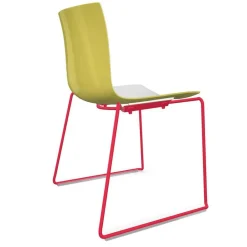 Stühle^Arper Catifa 46 0278 Stuhl zweifarbig Kufe farbig