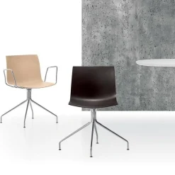 Stühle^Arper Catifa 46 Armlehnstuhl einfarbig mit Sternfuß