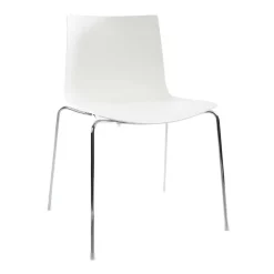 Arper Catifa 46 Stuhl einfarbig Gestell Chrom| Stühle