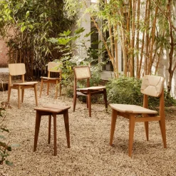Gubi C-Chair All French Cane Stuhl| Stühle