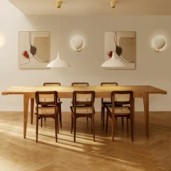 Gubi C-Chair All French Cane Stuhl 4er Set| Stühle