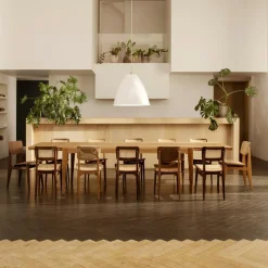 Gubi C-Chair All French Cane Stuhl 4er Set| Stühle