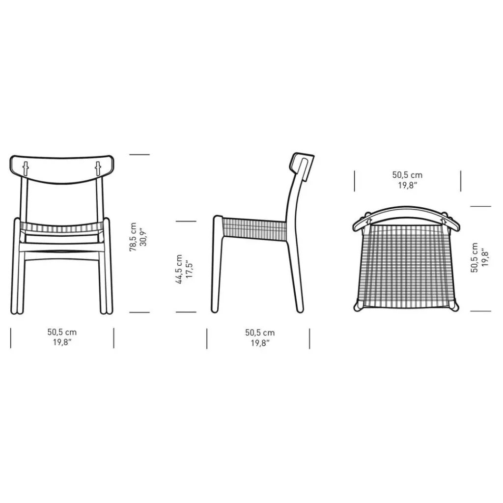 Carl Hansen CH23 Chair Gestell Eiche| Stühle