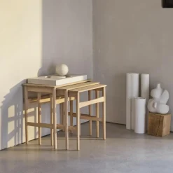 Beistelltische|Tische^Carl Hansen CH004 Nesting Tables 3er Set