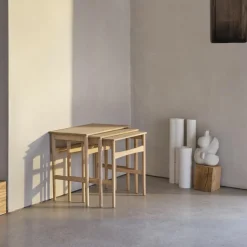 Beistelltische|Tische^Carl Hansen CH004 Nesting Tables 3er Set