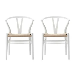 Stühle^Carl Hansen CH24 Soft Wishbone Chair Gestell Buche 2er Set