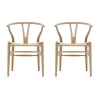 Carl Hansen CH24 Wishbone Chair Gestell Buche 2er Set| Stühle