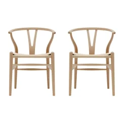 Carl Hansen CH24 Wishbone Chair Gestell Buche 2er Set| Stühle