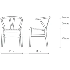 Carl Hansen CH24 Wishbone Chair Gestell Walnuss| Stühle