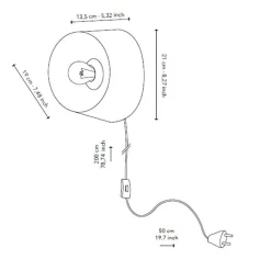 Wandleuchten^Serax Chadophe Wandleuchte S
