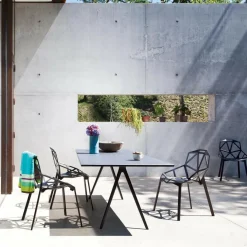 Magis Chair One Stuhl stapelbar 4er Set| Stühle|Gartenstühle