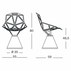 Magis Chair One Stuhl Zementfuß| Stühle|Gartenstühle
