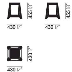 Hocker^Vitra Chap Hocker/Beistelltisch