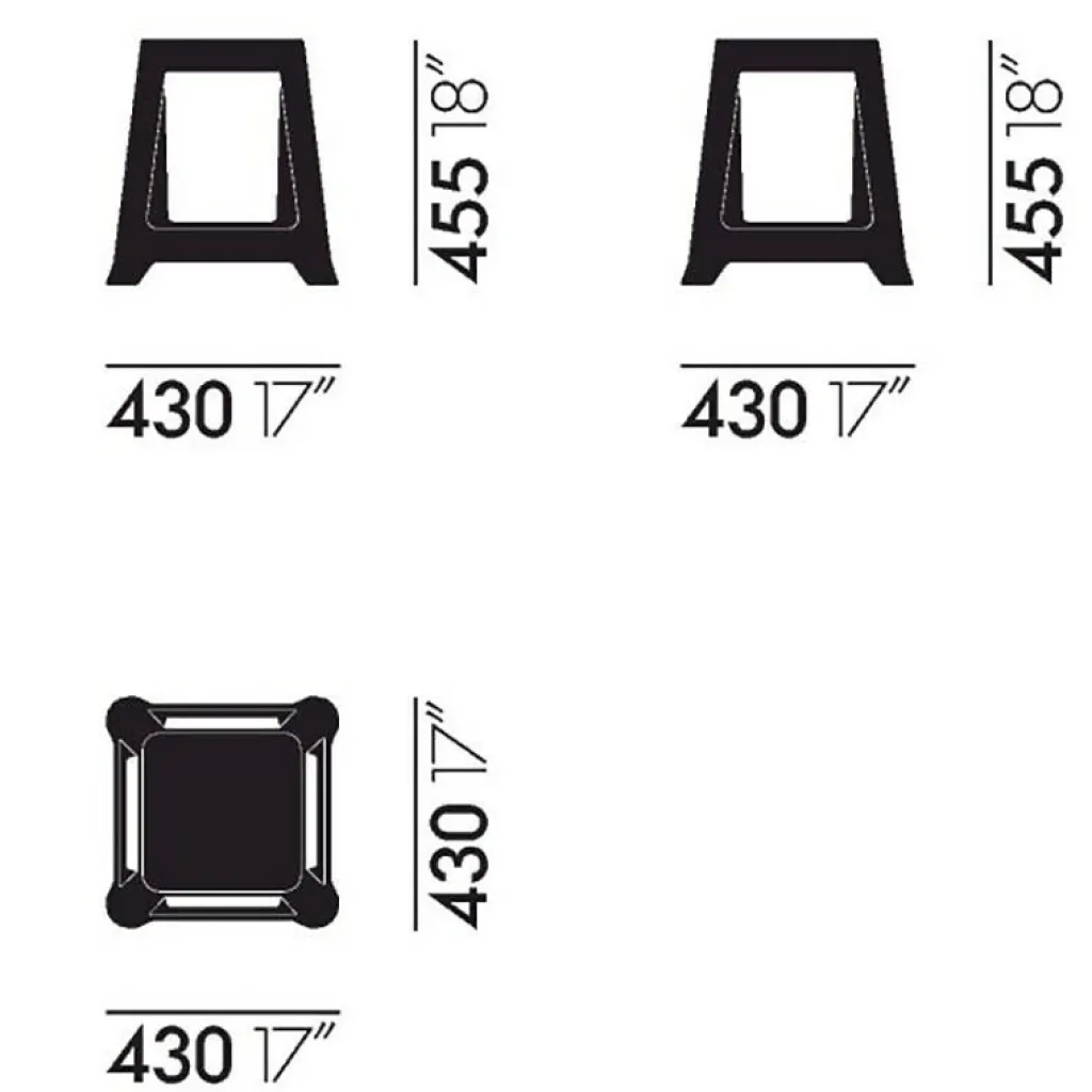 Hocker^Vitra Chap Hocker/Beistelltisch