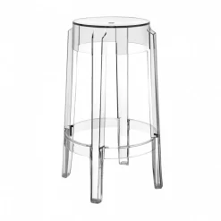 Barhocker^Kartell Charles Ghost Hocker 65cm