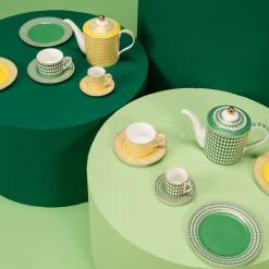 Geschirr^pols potten Chess Teller 4er Set