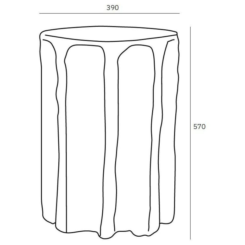 Hocker^pulpo Chouchou Round Hocker/Beistelltisch H 57cm