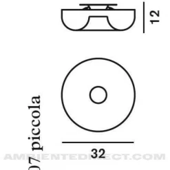 Foscarini Circus Piccola Deckenleuchte/Wandleuchte| Deckenleuchten