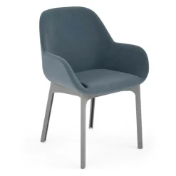 Kartell Clap Aquaclean Armlehnstuhl Gestell schwarz| Stühle