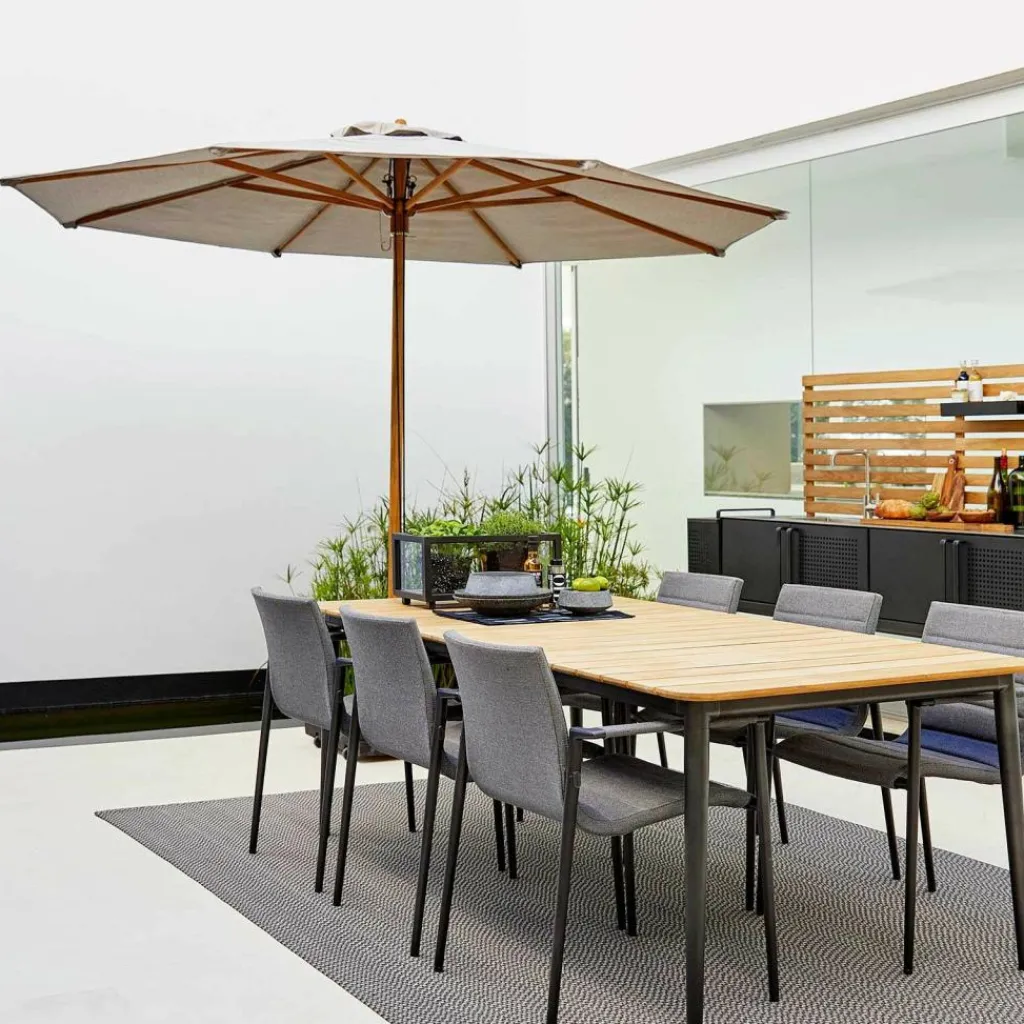 Cane-Line Classic Sonnenschirm mit Seilzug Ø 300cm| Sonnenschirme