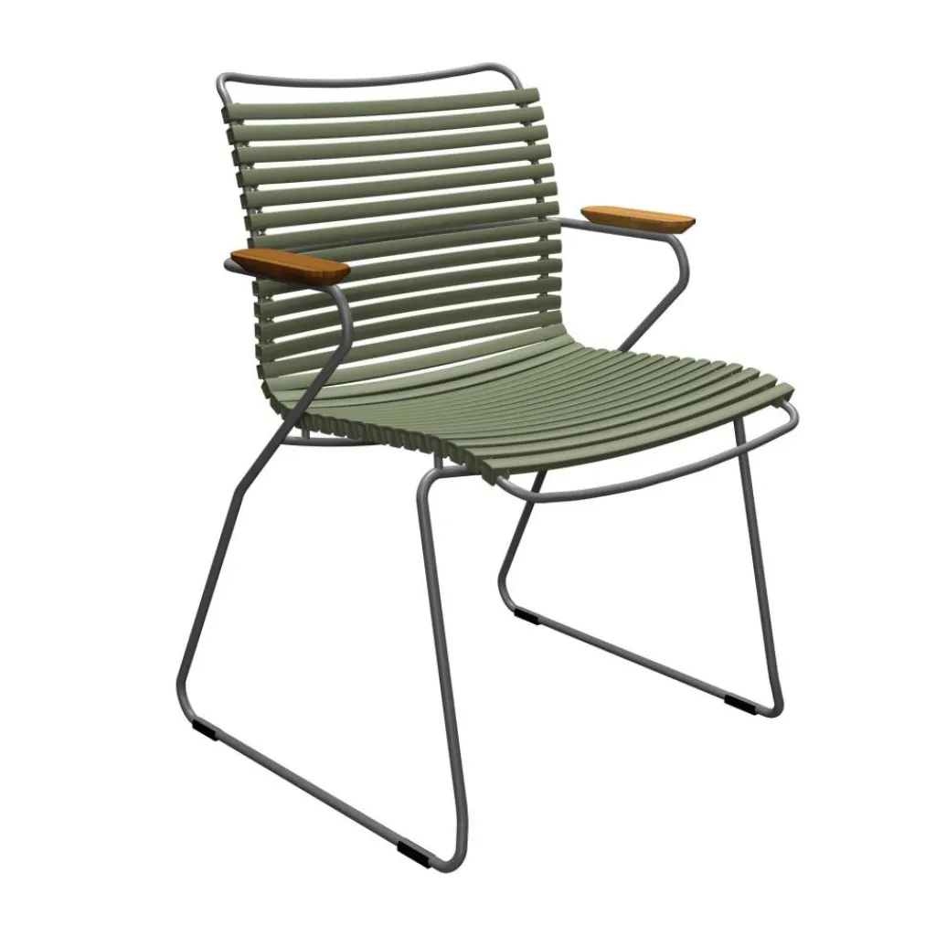 Stühle|Gartenstühle^HOUE Click Gartenarmlehnstuhl mit niedriger Lehne