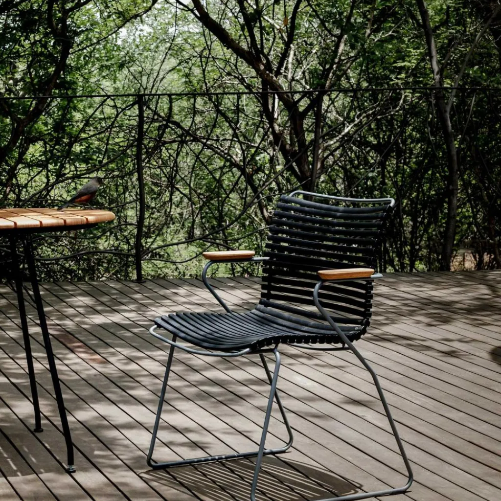 Stühle|Gartenstühle^HOUE Click Gartenarmlehnstuhl mit niedriger Lehne