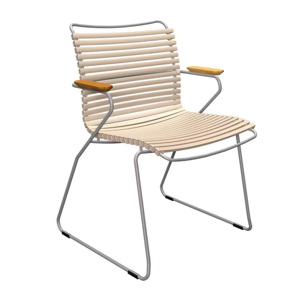 Stühle|Gartenstühle^HOUE Click Gartenarmlehnstuhl mit niedriger Lehne