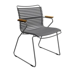 Stühle|Gartenstühle^HOUE Click Gartenarmlehnstuhl mit niedriger Lehne