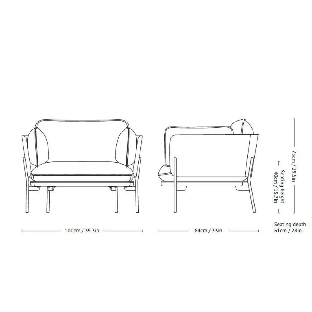 &Tradition Cloud LN1 Sessel| Sessel