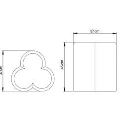 pols potten Clover x ByBorre Hocker| Hocker