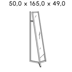 Garderoben^Schönbuch Club Garderobe mit Spiegel