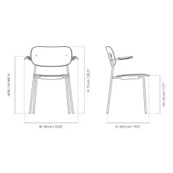 Stühle^Audo Co Dining Armlehnstuhl Leder