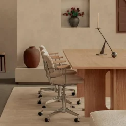 Bürostühle^Audo Co Task Bürostuhl mit Armlehnen Stoff