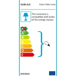 Tischleuchten|Nachttischleuchten^Gubi Cobra Tischleuchte