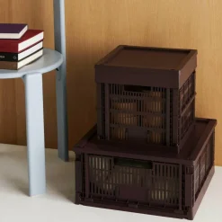 Körbe & Taschen^HAY Colour Crate Square/ Cube Deckel Kunststoff M