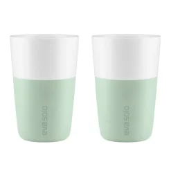Eva Solo Colour Grip Latte Macchiato Becher 2er Set 360ml| Geschirr