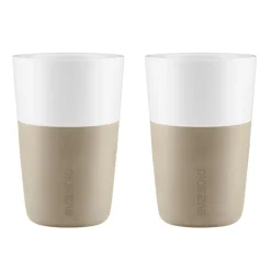 Eva Solo Colour Grip Latte Macchiato Becher 2er Set 360ml| Geschirr