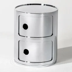 Kartell Componibili 2 Metallic Container| Container|Container