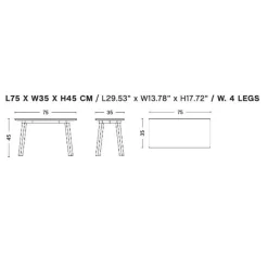 Bänke^HAY Copenhague CPH Deux 215 2.0 Sitzbank