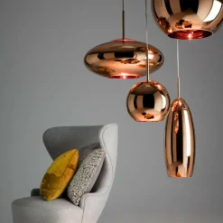 Tom Dixon Copper Round LED Pendelleuchte Ø25cm| Pendelleuchten
