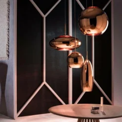 Tom Dixon Copper Round LED Pendelleuchte Ø25cm| Pendelleuchten
