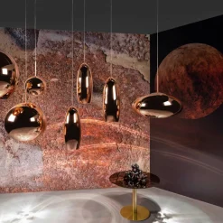 Tom Dixon Copper Round LED Pendelleuchte Ø25cm| Pendelleuchten
