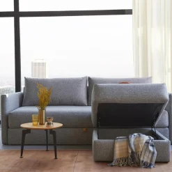 Innovation Living Cornila Pouf mit Stauraum H 45cm| Hocker