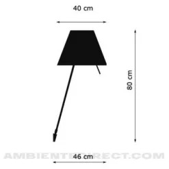 Wandleuchten^Luceplan Costanza Parete Wandleuchte Fix/An-Aus