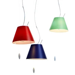 Pendelleuchten^Luceplan Costanzina Pendelleuchte mit Zugseil Ø 26cm